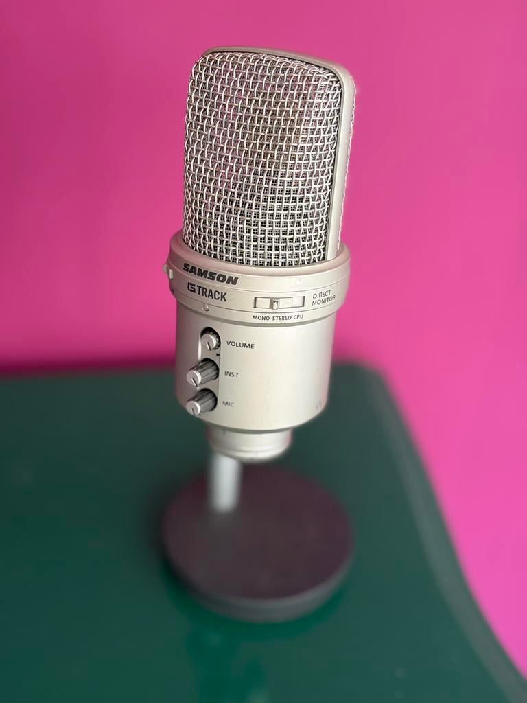 Samsom G Track - USB studio microfoon, Ophalen of Verzenden, Gebruikt, Studiomicrofoon