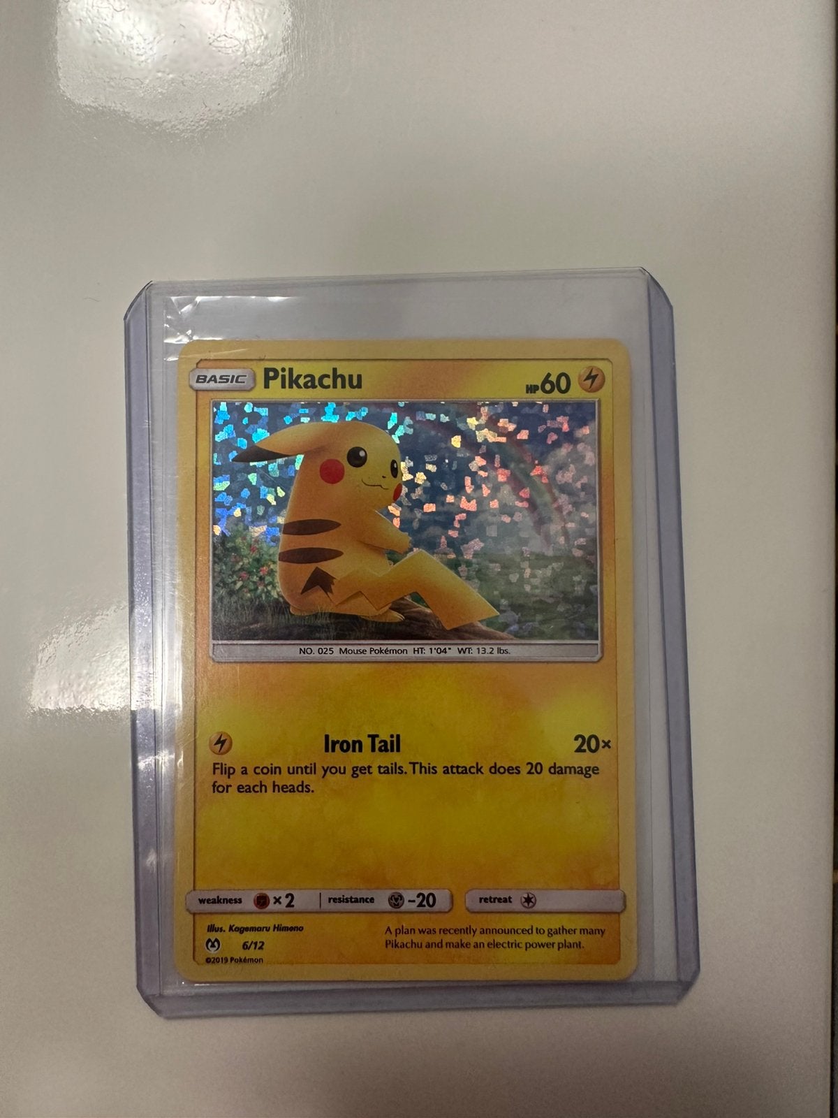Holo Pikachu - Mcdonalds 2019, Ophalen of Verzenden, Gebruikt, Losse kaart, Foil