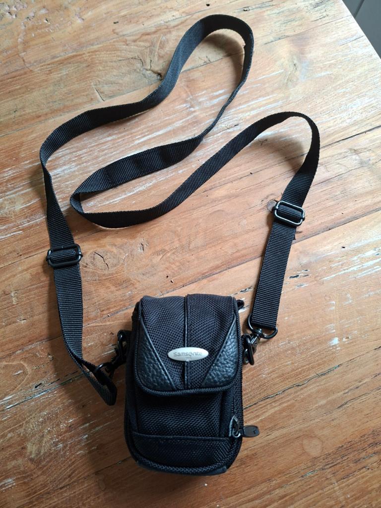 Samsonite cameratasje / heuptasje - Zwart, Audio, Tv en Foto, Fotografie | Fototassen, Ophalen of Verzenden, Gebruikt, Heuptas