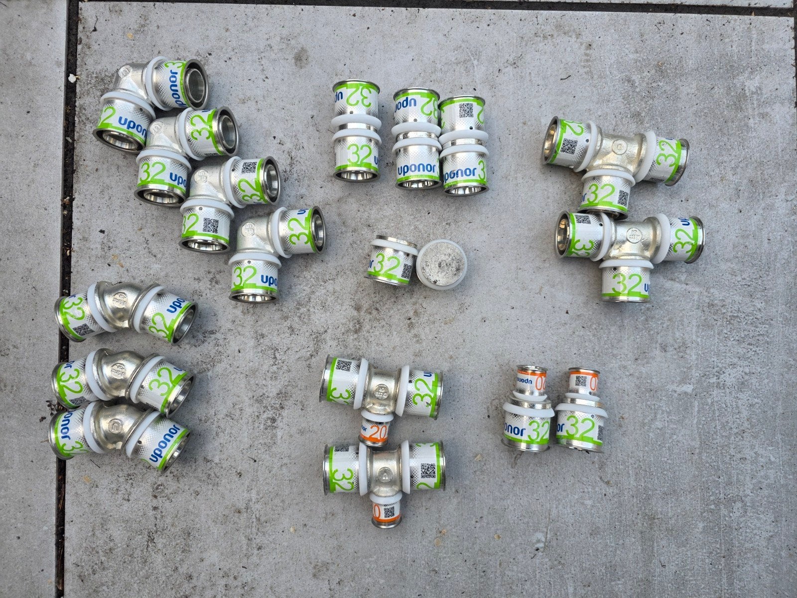 Uponor 32 koppeling, Minder dan 30 cm, Overige typen, Nieuw, Minder dan 60 cm