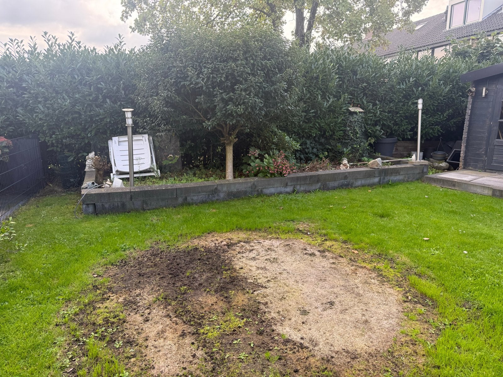 Betonnen borderblokken voor tuin of terras, Ophalen, Gebruikt, 25 tot 50 cm, 25 cm of meer