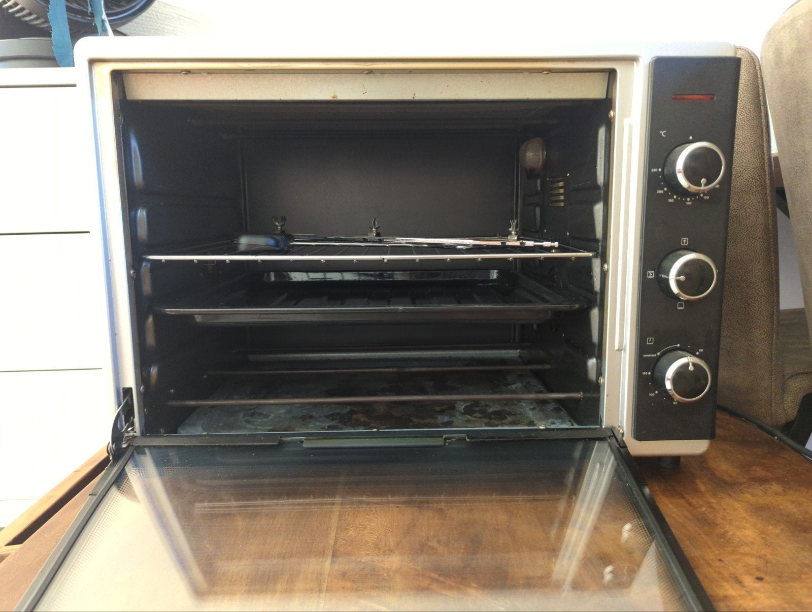 Elektrische oven, Minder dan 45 cm, Hete lucht, Ophalen of Verzenden, Zo goed als nieuw