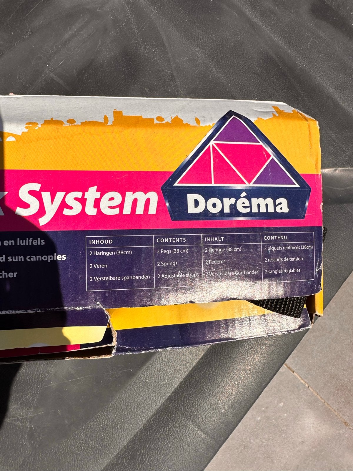Dorema Safe Lock System stormbanden, Ophalen of Verzenden, Zo goed als nieuw