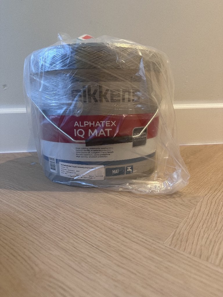 Sikkens Alphatex IQ mat 10L - 9016, Ophalen, Wit, Nieuw, Verf