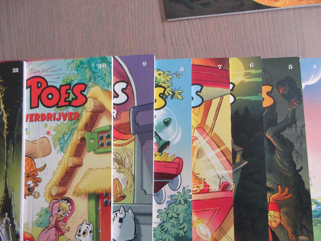 11delen strips boeken van Tom Poes van nr1 t/m12, Marten Toonder, Nieuw, Ophalen of Verzenden, Meerdere stripboeken