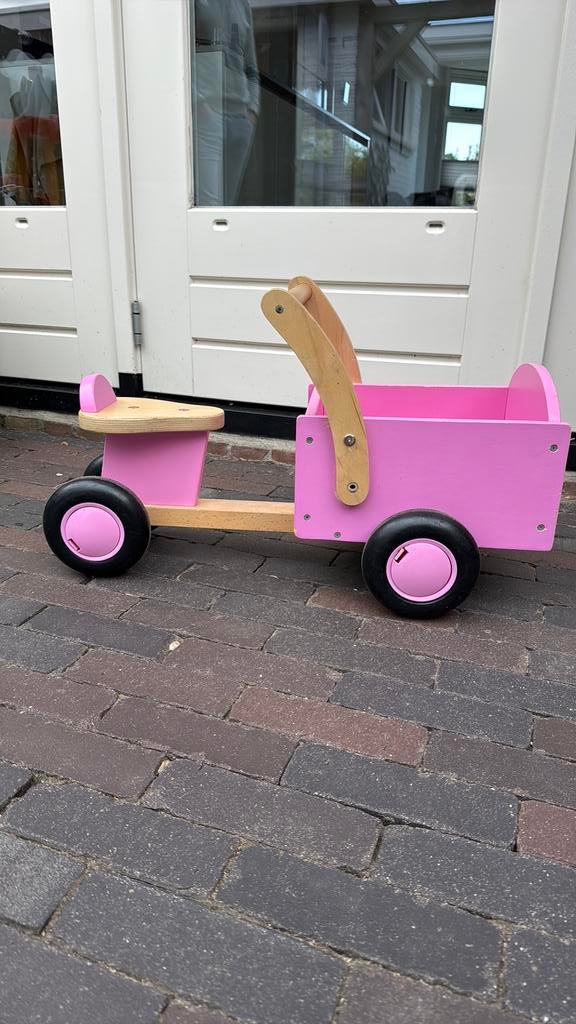 Speelgoed bakfiets roze, Ophalen, Gebruikt, Overige merken
