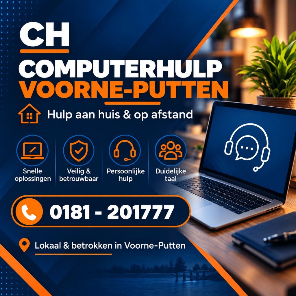 Computerhulp & Computerreparatie | Voorne-Putten, Komt aan huis, Beveiliging en Viruspreventie