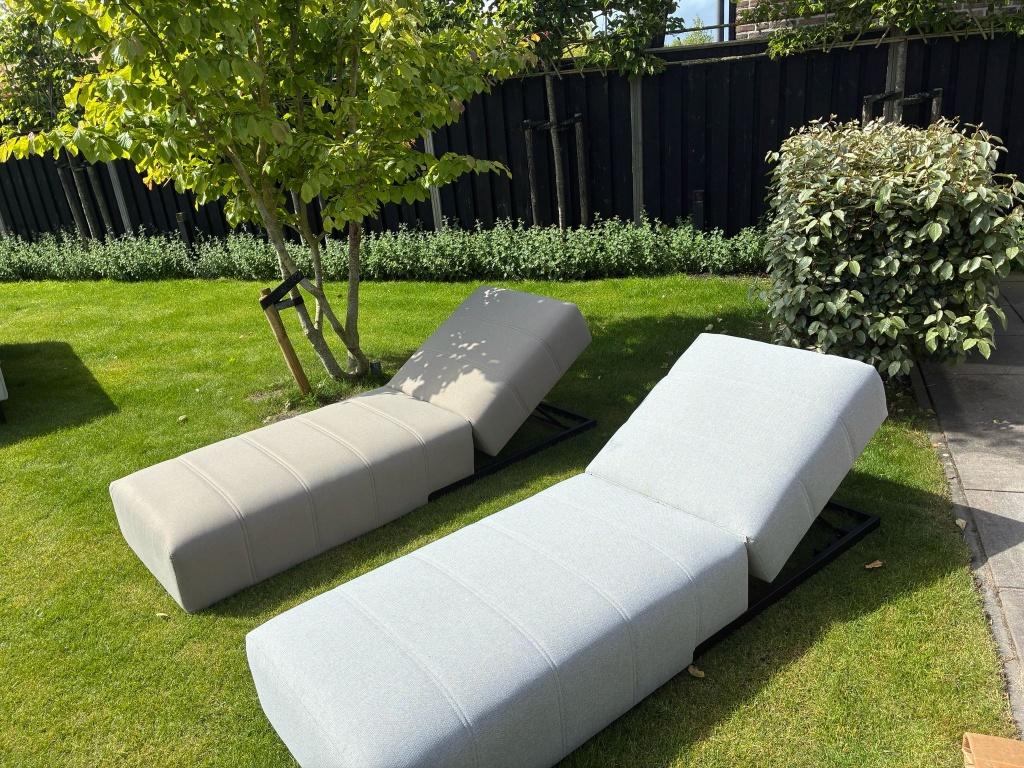 loungebed allweather tuin light grey, Nieuw!, Ophalen, Nieuw, Overige materialen, Verstelbaar