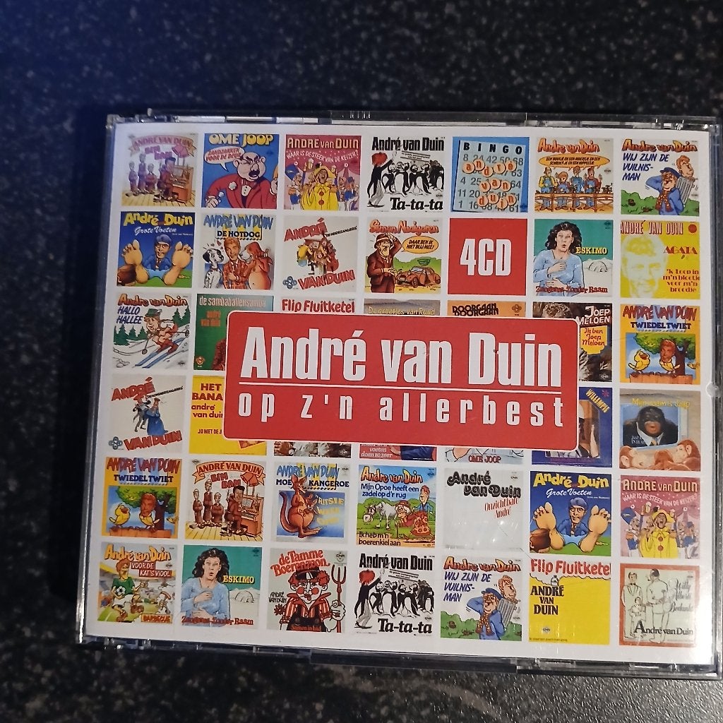 André van Duin - Op z'n allerbest (4CD Boxset), Boxset, Ophalen of Verzenden, Inclusief doosje, Feestmuziek