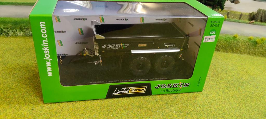 Joskin kieper Black Edition. UH, Nieuw, Uh, Universal Hobbies, Tractor of Landbouw