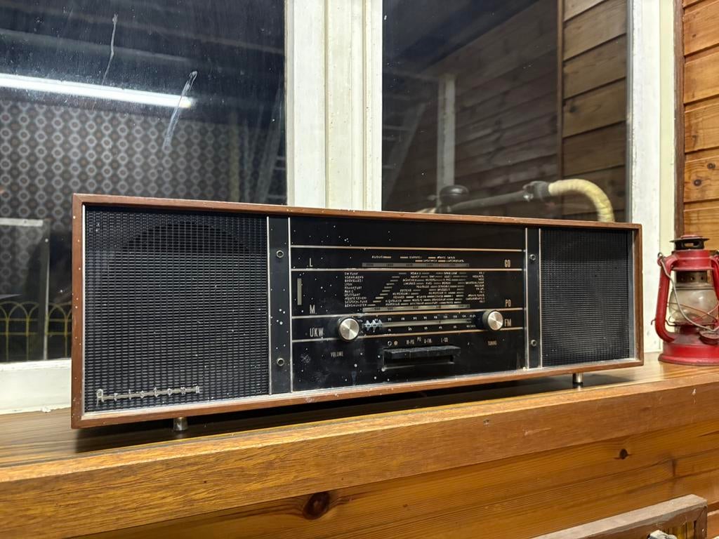 Vintage Aristona radio – retro jaren 60 / 70, Audio, Tv en Foto, Radio's, Ophalen, Zo goed als nieuw, Radio