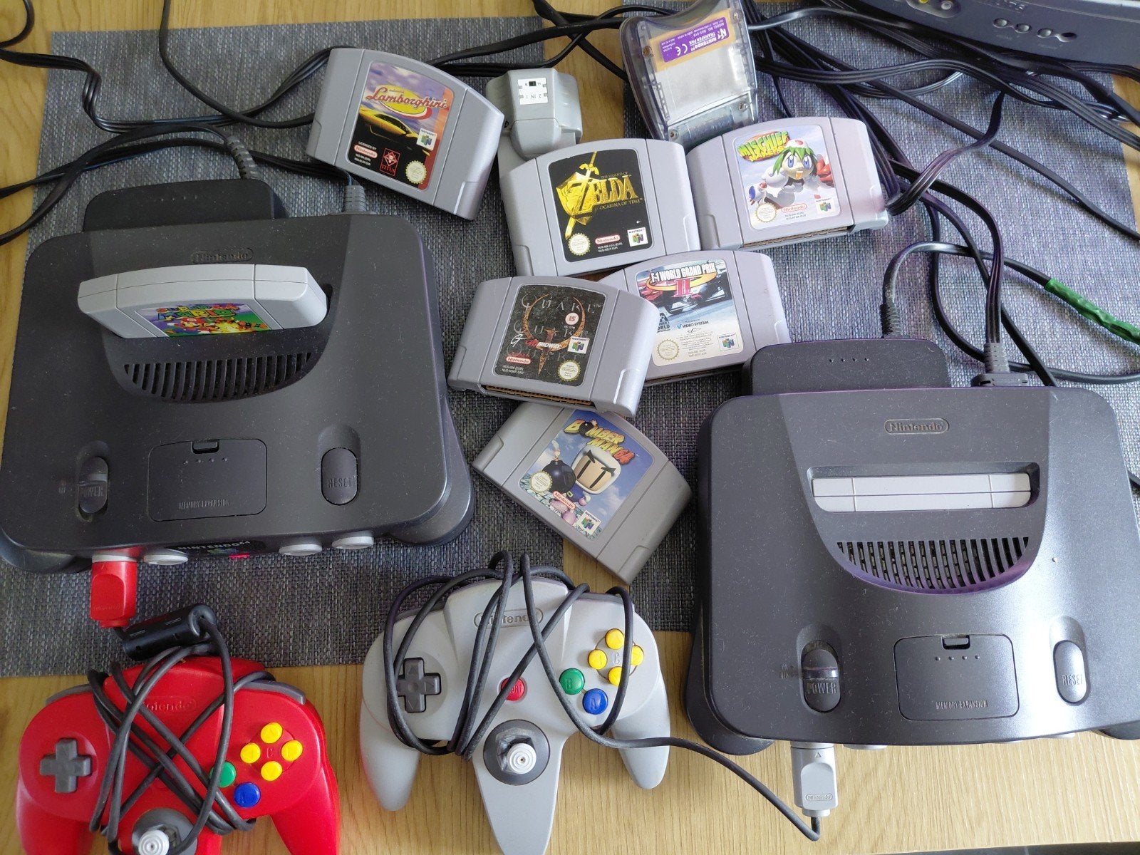 2x Nintendo 64 Console Bundel met Games en Controllers, Ophalen, Gebruikt, Met 2 controllers, Met games