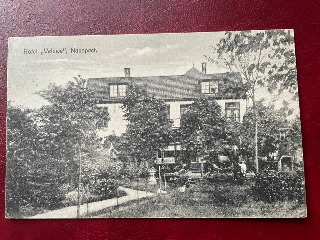ansichtkaart / kaart van Nunspeet, Hotel Veluwe., Verzenden, 1920 tot 1940, Gelderland