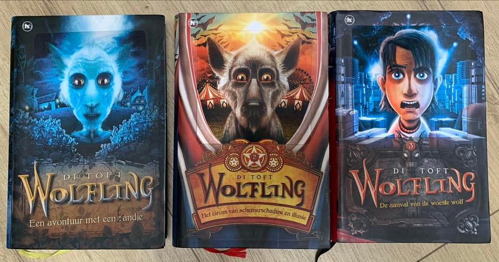 Di Toft Wolfling Boekenreeks - Deel 1, 2 en 3, Boeken, Ophalen of Verzenden, Zo goed als nieuw, Fictie algemeen