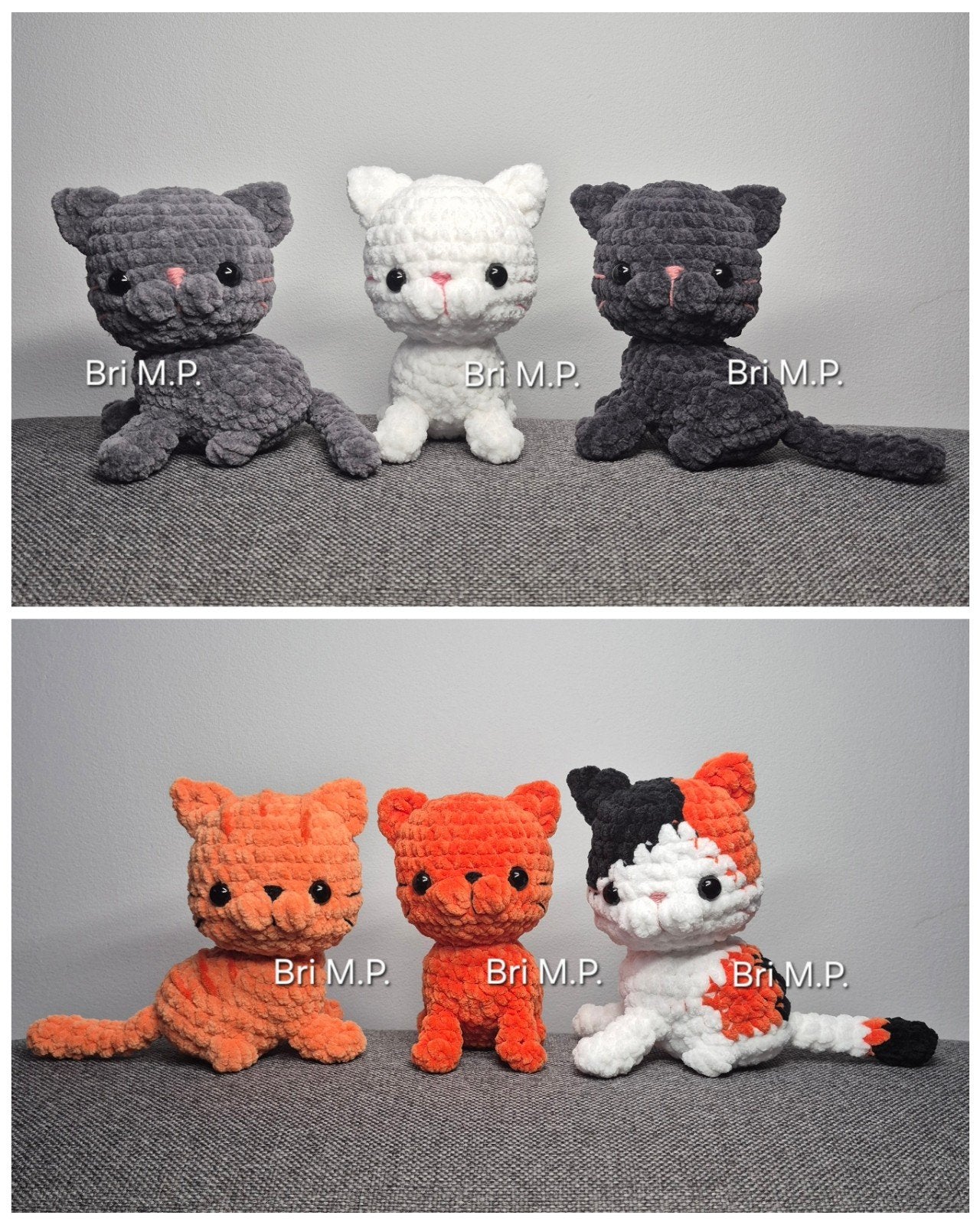 Gehaakte kat/poes, decoratie, knuffel, cadeau, Ophalen of Verzenden, Nieuw, Haken