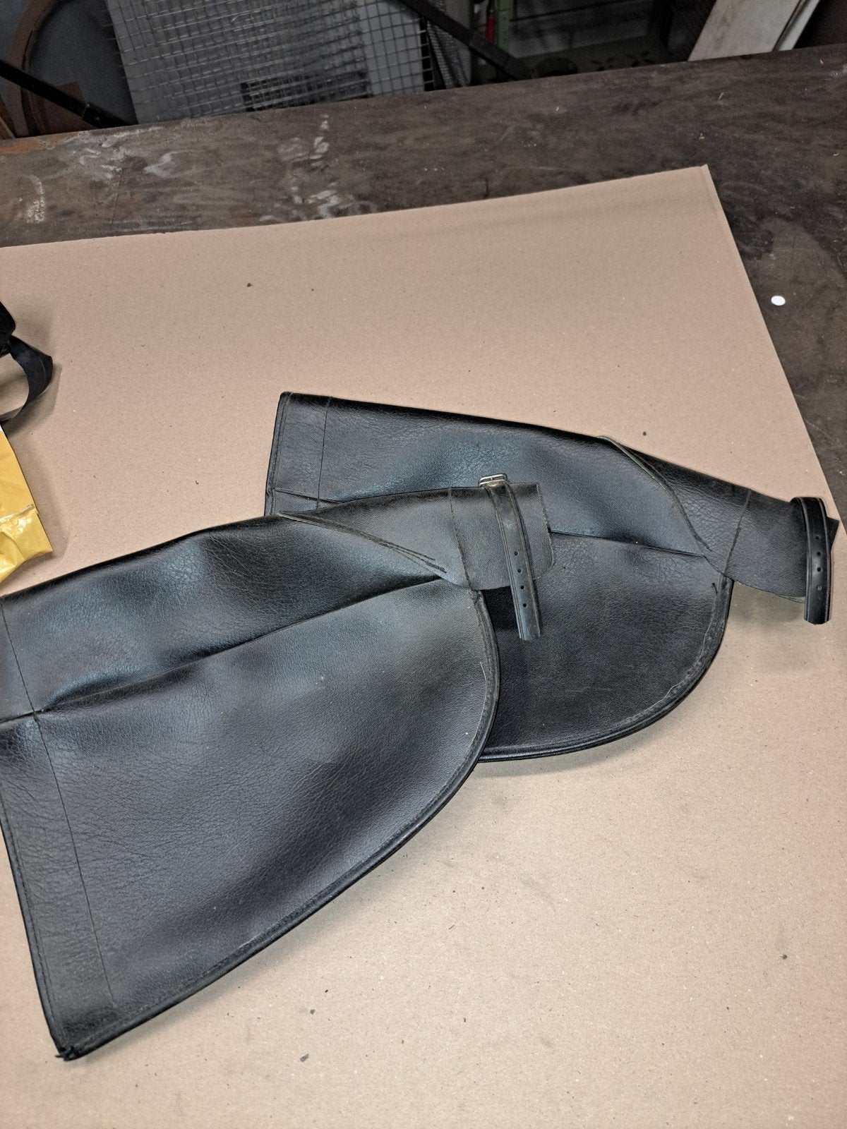Solex Stuurmoffen Leder - Warme Handschoenen, Fietsen en Brommers, Ophalen of Verzenden, Gebruikt