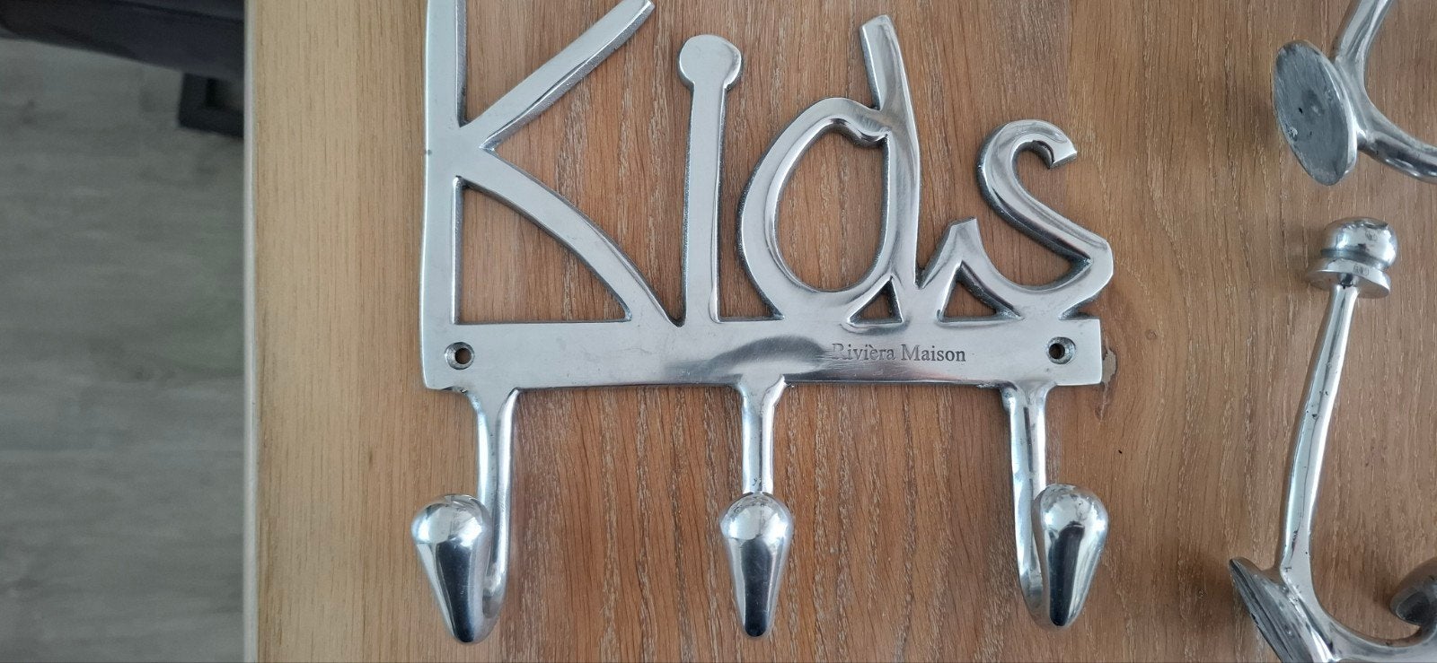 riviera maison 2 Kids kapstokhaken, Huis en Inrichting, Woonaccessoires | Kapstokken, Wandhaken, Ophalen of Verzenden, Zo goed als nieuw