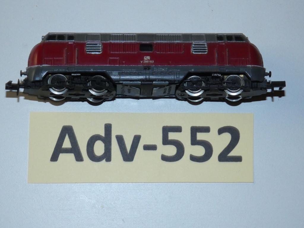 Adv-552 N Spoor Diesellocomotief 0202 Arnhold, Arnold, Gebruikt, Ophalen of Verzenden, Gelijkstroom
