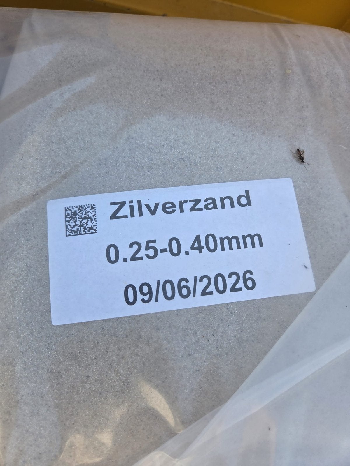 Zilverzand / kwartszand 0.25-0.40mm - Pallet, Tuin en Terras, Ophalen, Nieuw, Zilverzand