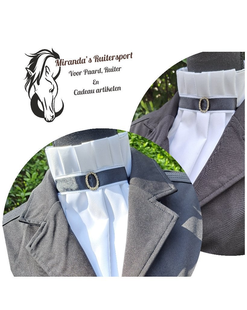 Nieuw Made by Lique plastron Harmonica Zwart (2), Dressuur, ., Nieuw, Ophalen of Verzenden