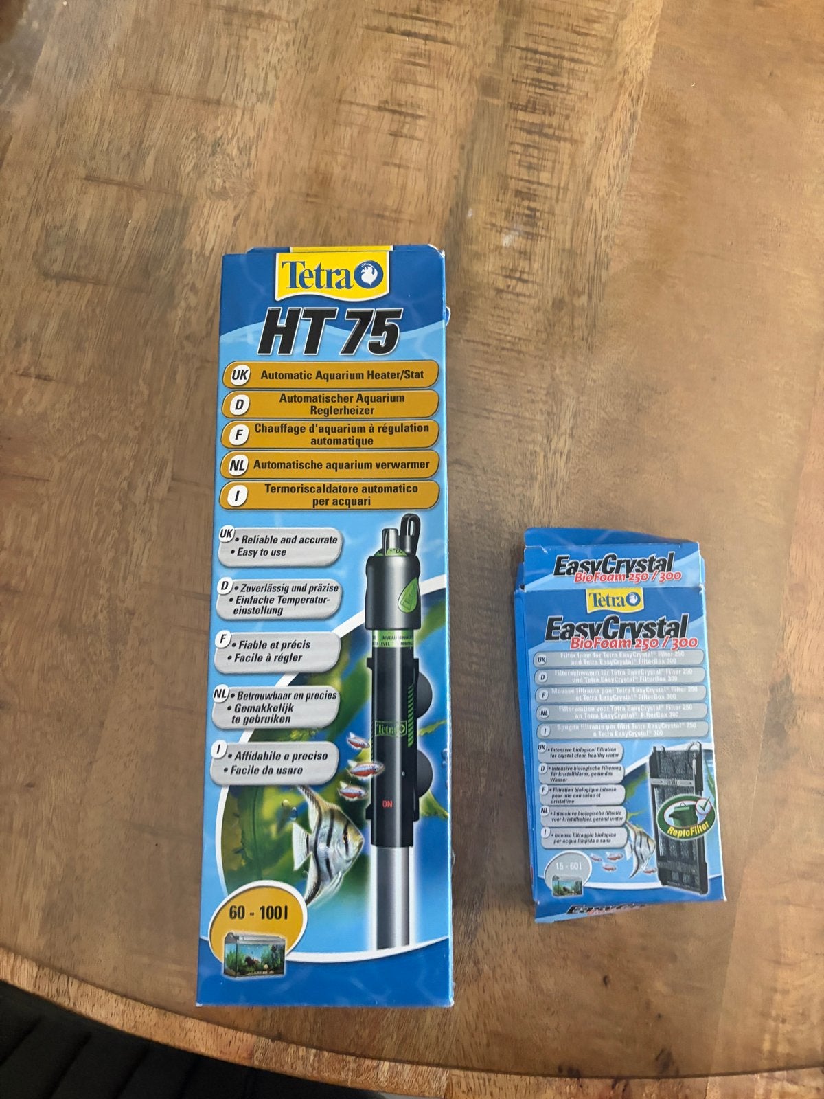 Aquarium verwarmings element Ht 75 Nieuw, Ophalen of Verzenden, Nieuw, Leeg aquarium