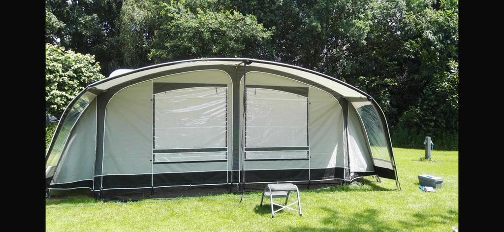 Unico Genua 280 voortent maat 12 carbon grey compleet, Ophalen, Gebruikt, Ten Cate All Season 240g/m2, Unico Ventura