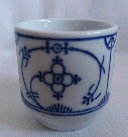 Vintage Jäger Eisenberg Blau Saks eierdop eierdopje, Ophalen of Verzenden