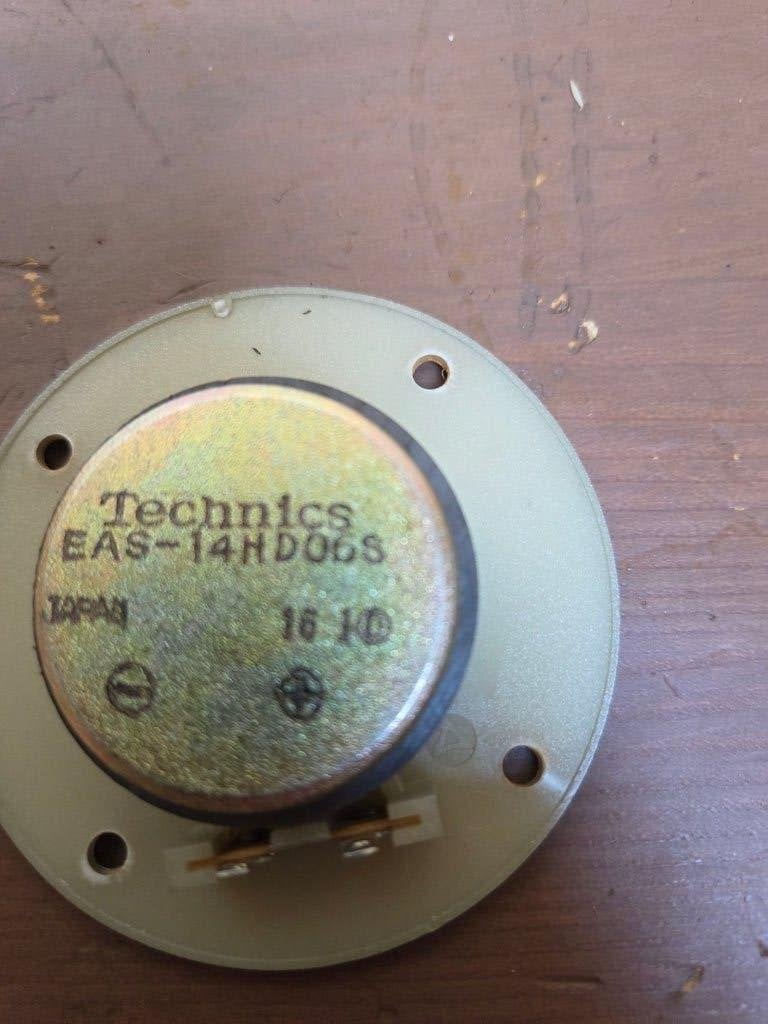 Paar Technics EAS-14HD06S Tweeters, Audio, Tv en Foto, Overige typen, Zo goed als nieuw, 60 tot 120 watt, Ophalen