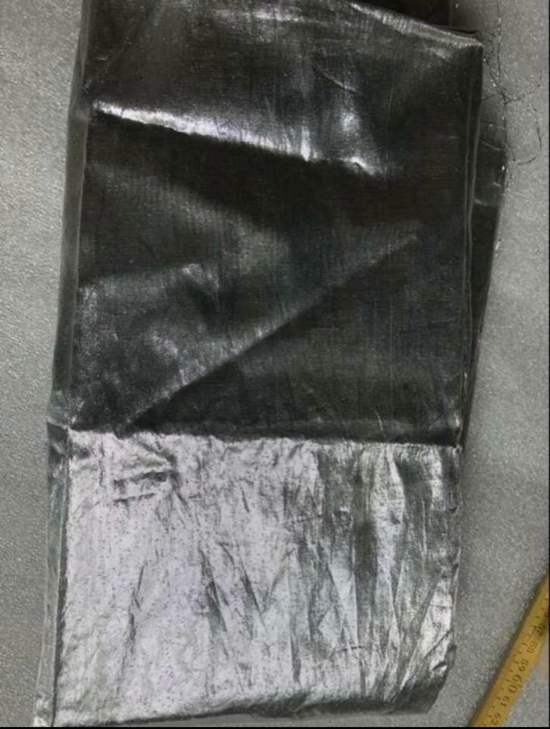 Lapje polyester - ZILVERKLEURIGE X 6, 120 cm of meer, 200 cm of meer, Ophalen of Verzenden, Zo goed als nieuw