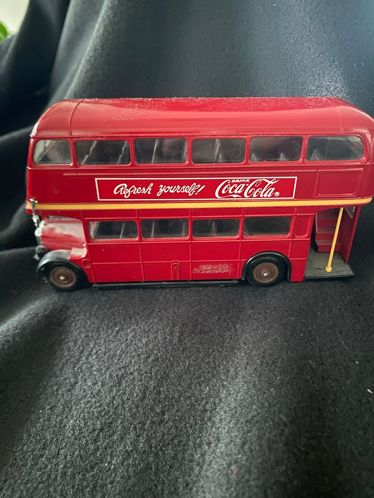 Solido Coca-Cola Dubbeldekker Bus 1:43, Ophalen of Verzenden, Gebruikt, Overige typen, Overige merken
