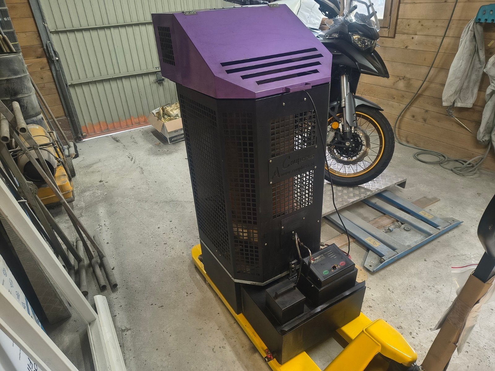 A. Couperus Universele Olie Heater AC 15-35 GT - 35 kW, Ophalen, 30 tot 80 cm, Gebruikt, Kachel