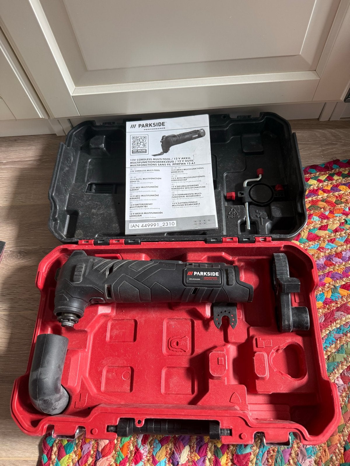 Parkside Performance Multitool PPMFWA 12 A1, Ophalen of Verzenden, Zo goed als nieuw, Multitool, Parkside