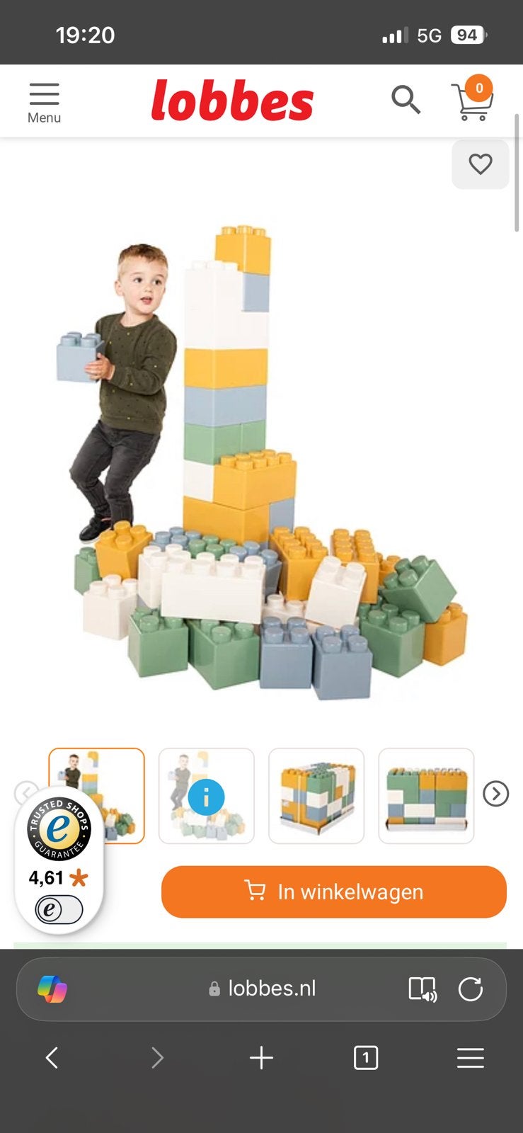 Bouwblokken XXL (2sets), Ophalen, Zo goed als nieuw