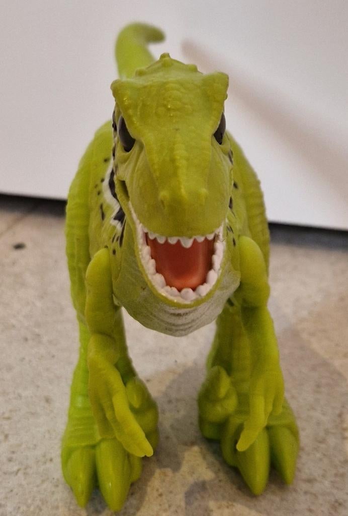 Dieren knuffels (dinosaurus, krokodil, slang), Groen, Overige merken, Ophalen of Verzenden, Zo goed als nieuw