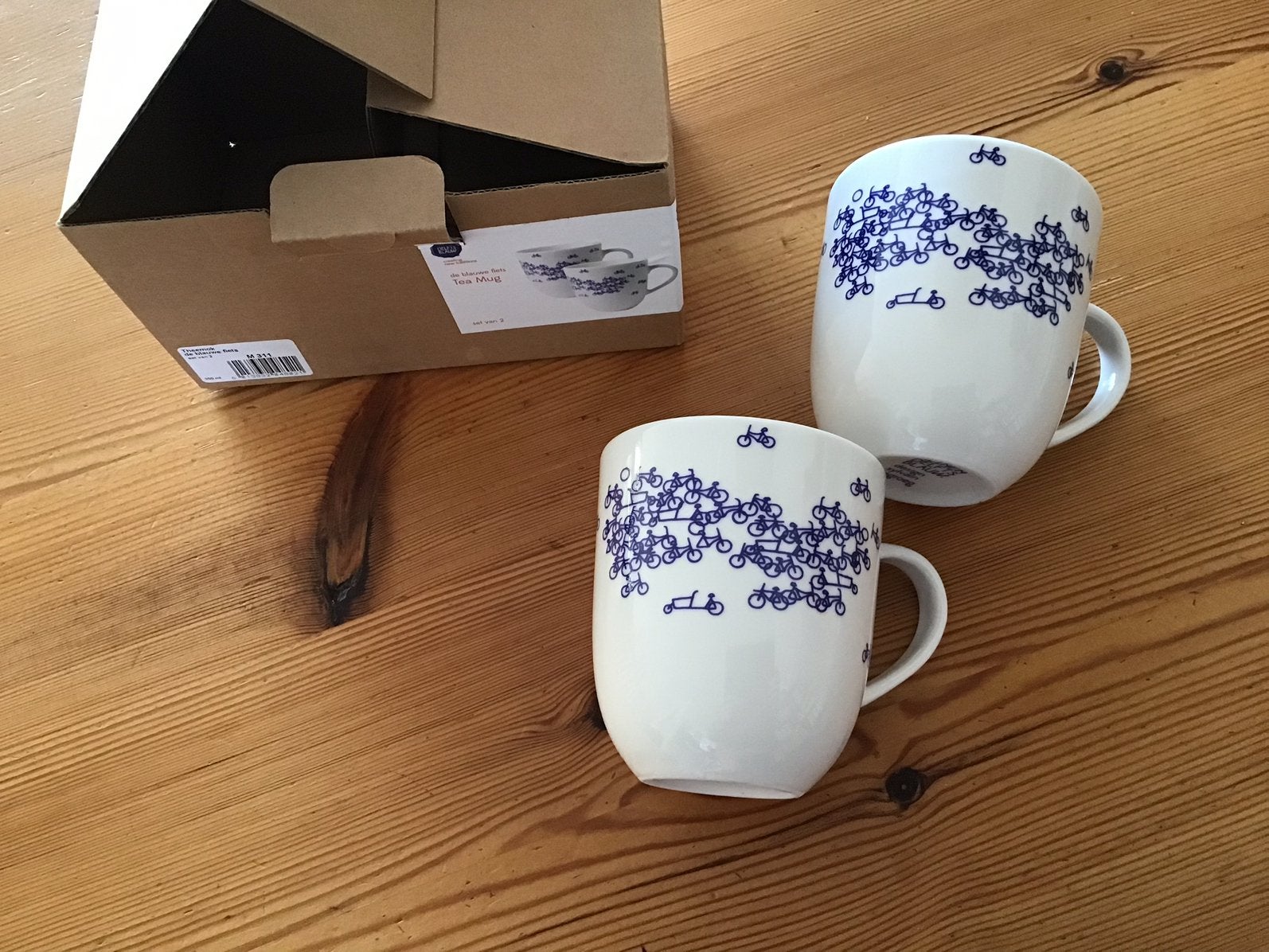 theemokken de blauwe fiets, Ophalen, Nieuw, Mok, Overige stijlen