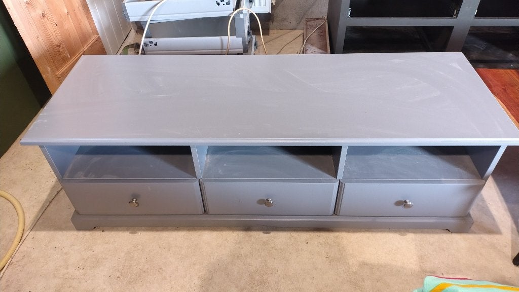 tv meubel, Ophalen, Overige materialen, 100 tot 150 cm, Zo goed als nieuw