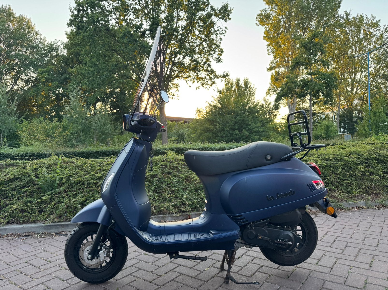 Scooter blauwe plaat 30 km, Ophalen, Zo goed als nieuw, Benzine, Maximaal 25 km/u