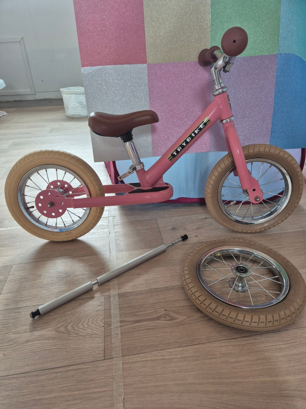 Trybike 2-3 wieler oud roze, Ophalen, Minder dan 16 inch