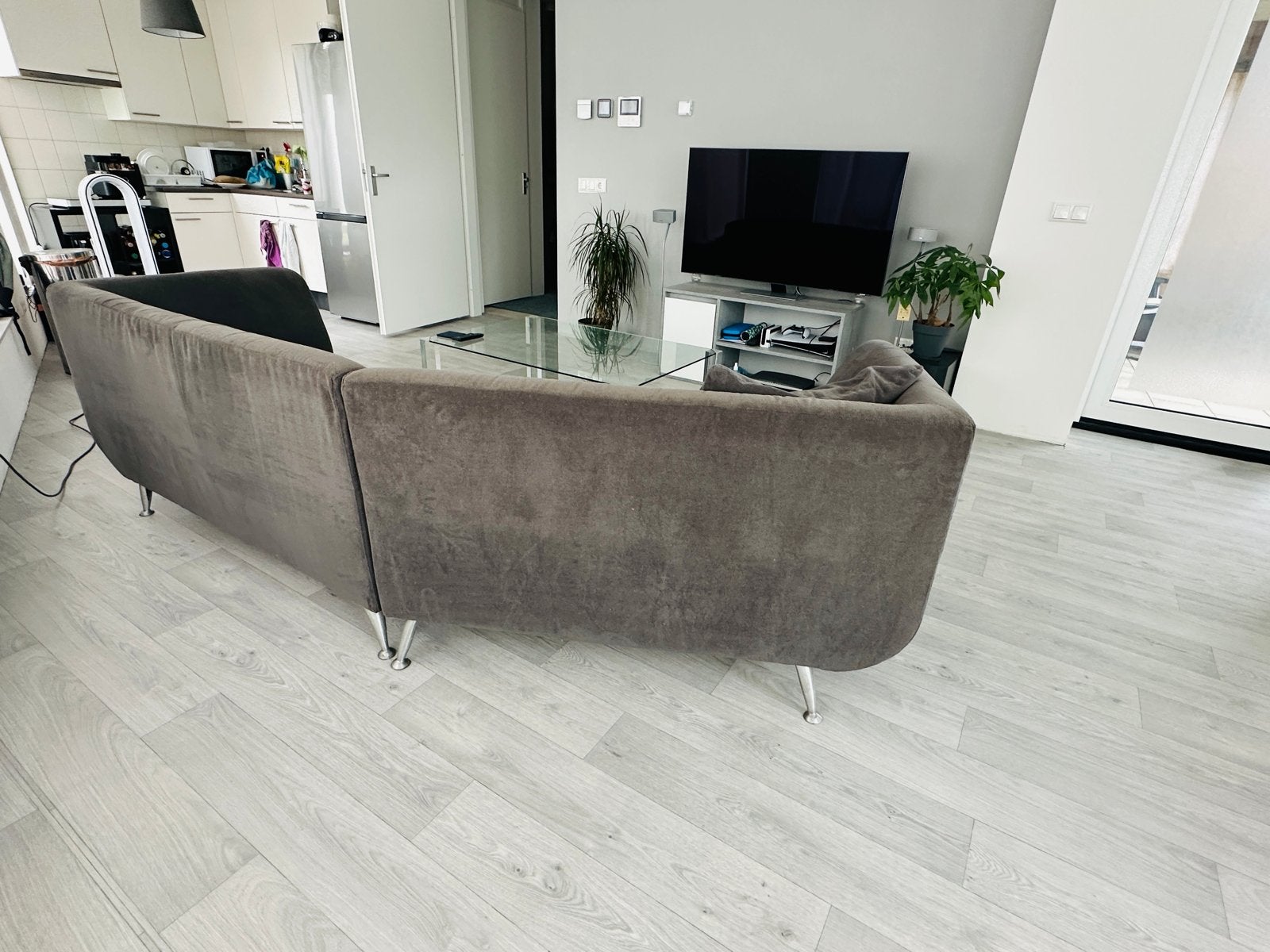 Comfortabele Hoekbank - Gratis ophalen, Ophalen, 250 tot 300 cm, Gebruikt, 100 tot 125 cm