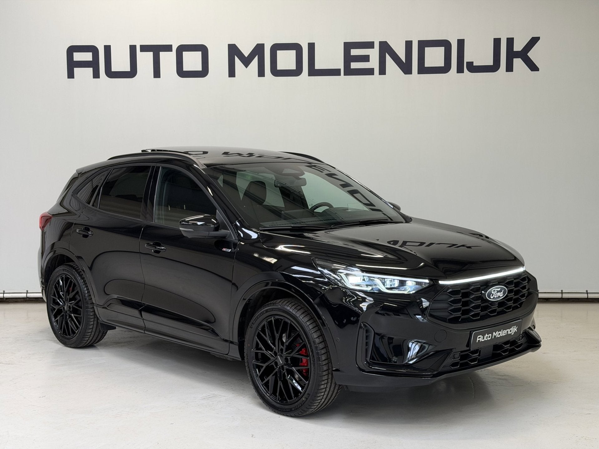 Ford Kuga 2.5 PHEV ST-Line X / Pano / Alcant / B&O / 360 cam, Auto's, Dealer onderhouden, Gebruikt, Zwart, 4 cilinders