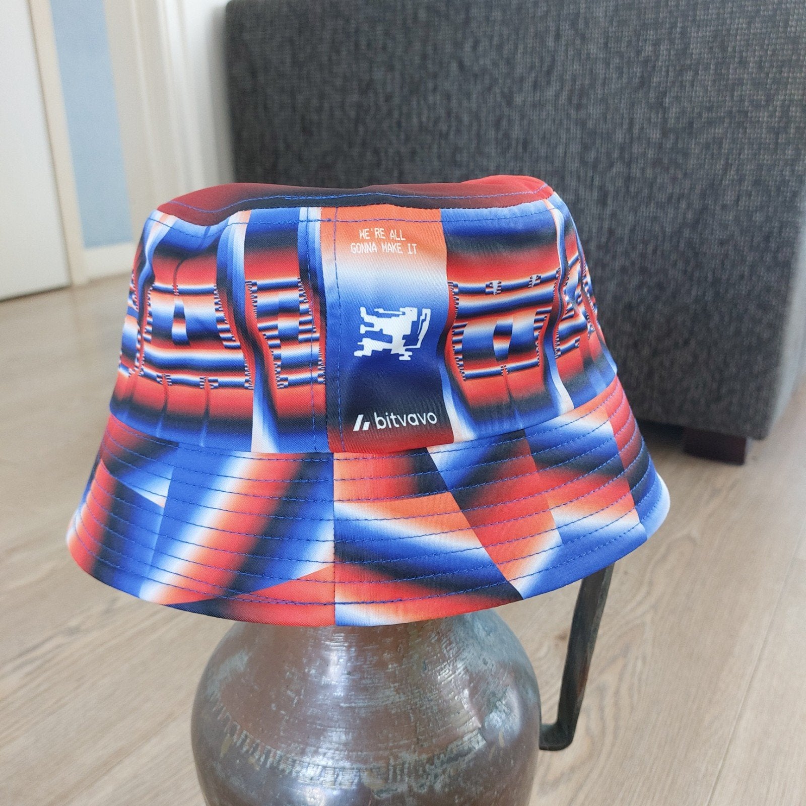 Bitvavo Bucket Hat - Kleurrijk en Stijlvol, Hoed, Zo goed als nieuw, Bitvavo, One size fits all