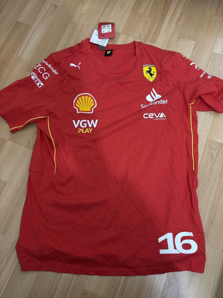 Ferrari shirt maat L, Kleding | Heren, Ophalen of Verzenden, Nieuw, Maat 52/54 (L), Rood