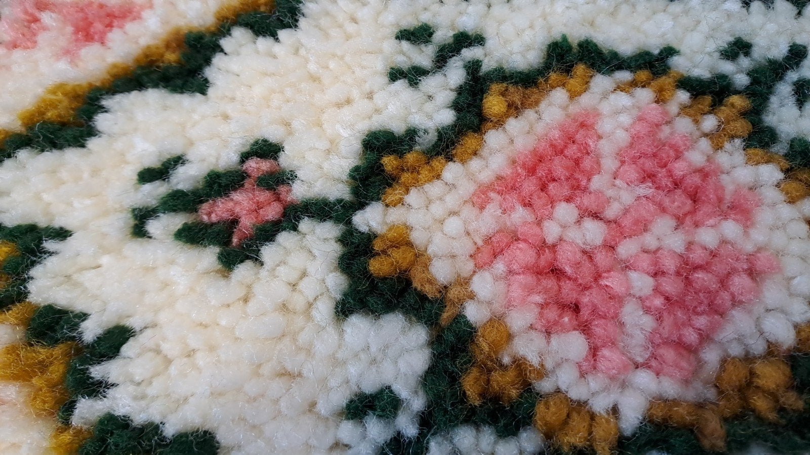 Vintage Handgemaakt Kleedje / Loper – Retro Inca Patroon, Minder dan 50 cm, Onbekend, Ophalen of Verzenden, Zo goed als nieuw