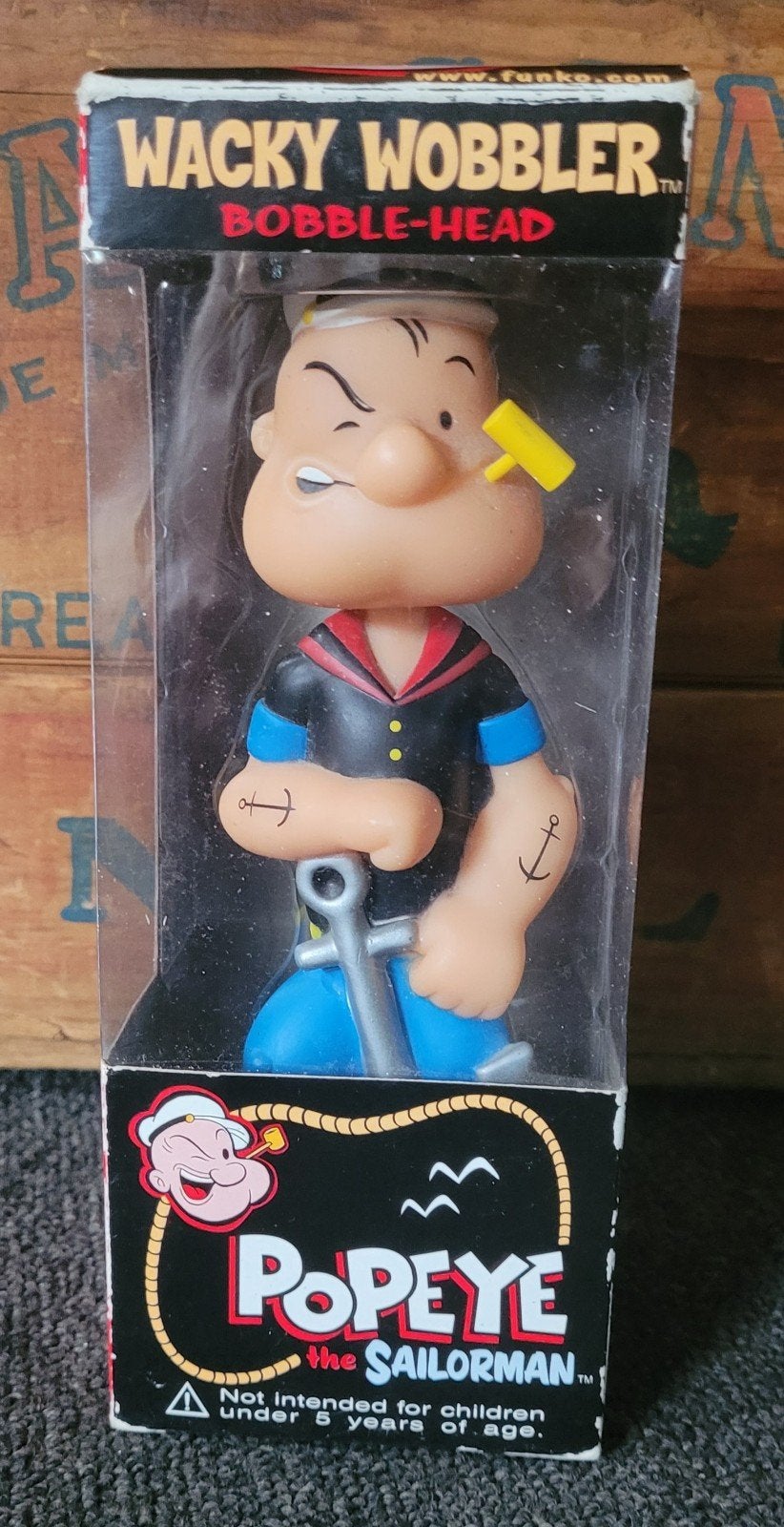 Popeye the Sailor Man Wacky Wobbler Bobble-Head Funko, Ophalen of Verzenden, Zo goed als nieuw