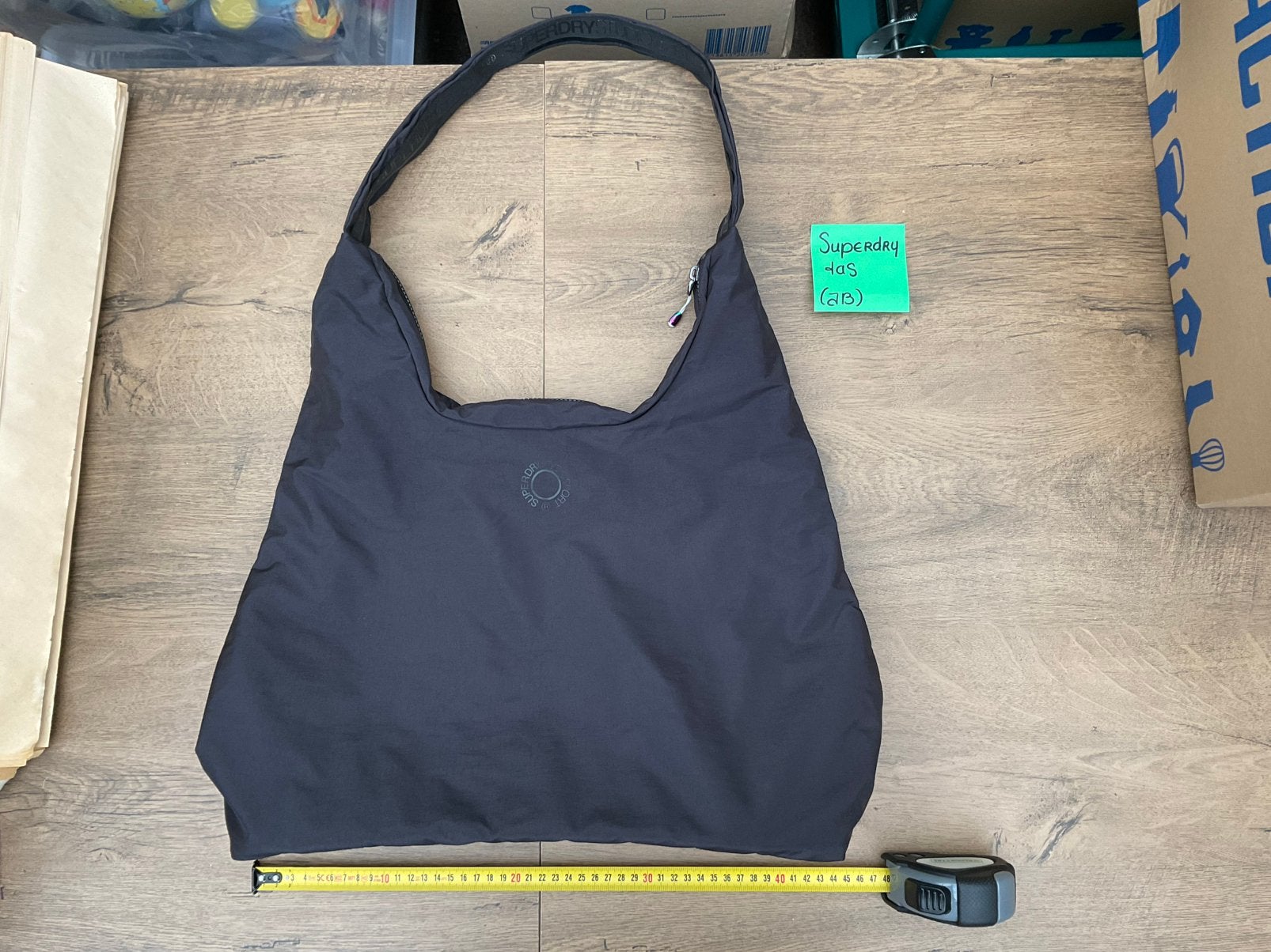 Nieuwe zgan zwarte Superdry dames schoudertas, Ophalen, Nieuw, Zwart, Overige merken