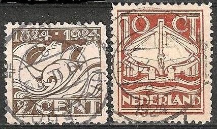 Reddingsmaatschapij serie 139 - 140 O. ADV. no.49 P., Postzegels en Munten, Verzenden, T/m 1940, Gestempeld