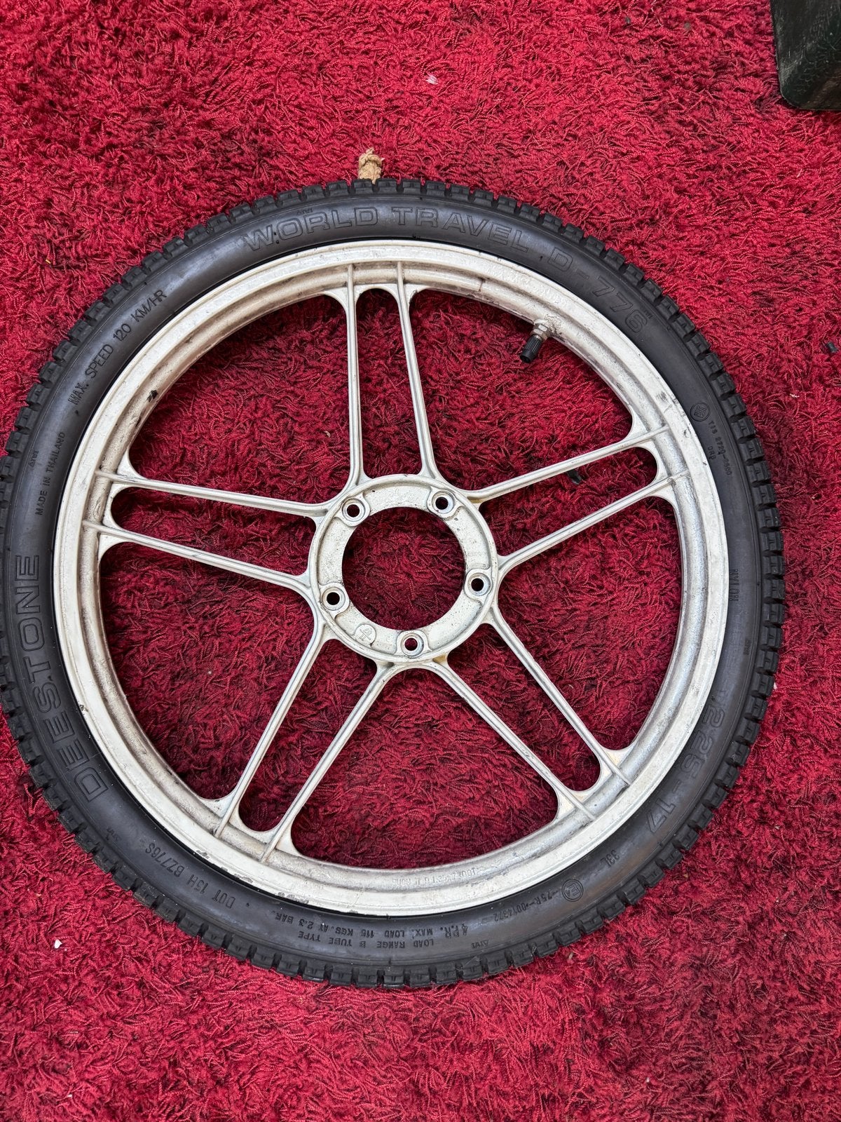 Puch Maxi 17 inch ster velg origineel 2.25, Ophalen, Gebruikt, Overige typen