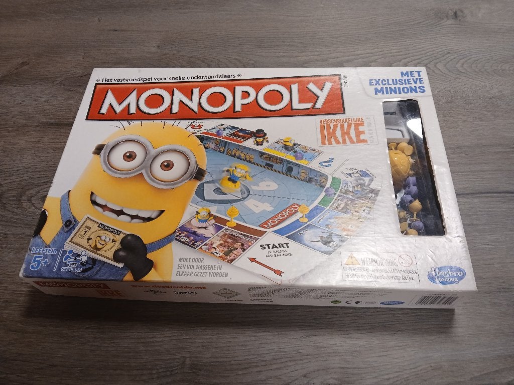 monopoly Verschrikkelijke Ikke, Hobby en Vrije tijd, Gezelschapsspellen | Bordspellen, Gebruikt, Een of twee spelers, Drie of vier spelers