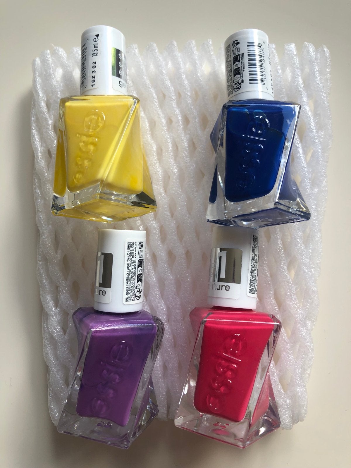Essie Gel Couture Nagellak Set - 4 Levendige Kleuren, Ophalen of Verzenden, Nieuw, Overige typen