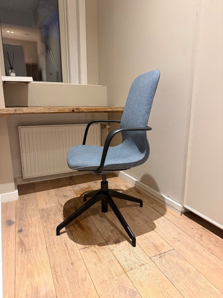 Bureaustoel IKEA (langfjall), Ophalen, Gebruikt, Blauw, Bureaustoel